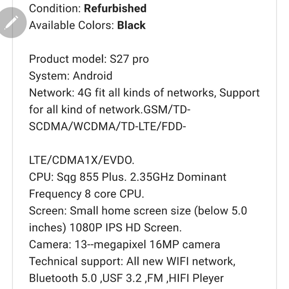 NEW 4K 4G LITE ANDROID SMARTPHONE - Picture 2 of 5
